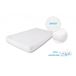 Podkład higieniczny, prześcieradło nieprzemakalne jersey 160x200 białe