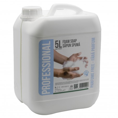 Mydło w piance, hotelowe, bezzapachowe 5L Professional Mydło w piance, hotelowe, bezzapachowe 5L Professional