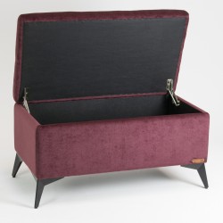 Pufa Budapest Velvet – Designerskie Siedzisko Bryła w Stylu Modern