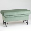 Ławka Lisbon: Eleganckie Siedzisko do Przedpokoju i Sypialni | Welur