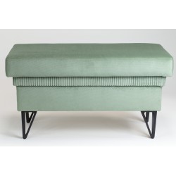 Ławka Lisbon: Eleganckie Siedzisko do Przedpokoju i Sypialni | Welur