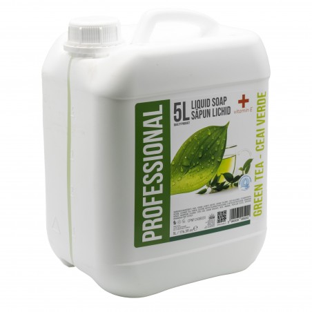 Mydło w piance dla hoteli PROFESSIONAL GREEN TEA 5L Mydło w piance dla hoteli PROFESSIONAL GREEN TEA 5L