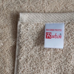 Ręcznik 50x100cm RUBIN EXTRA jasny beż 500 g/m2 100% bawełna