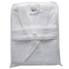 Hotel Schlafrock Morgenrock weiß S 100% Baumwolle Frotte 360g/m2