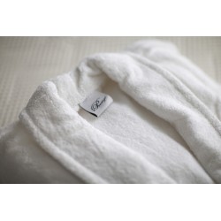 Hotel Schlafrock Morgenrock weiß S 100% Baumwolle Frotte