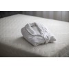 Hotel Schlafrock Morgenrock weiß S 100% Baumwolle Frotte