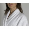 Hotel Schlafrock Morgenrock weiß S 100% Baumwolle Frotte
