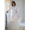 Hotel Schlafrock weiß Tokio 100% Baumwolle Waffel Muster 220g/m2