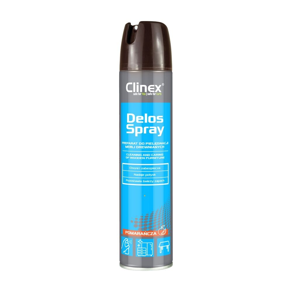 Clinex Delos Spray preparat do czyszczenia i pielęgnacji mebli