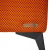 Monza, orange, Sitzhocker, Fußablage, Polstermöbel, modern, Wohnzimmer, Schlafzimmer.