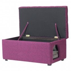 Pufa otwierana z legowiskiem dla psa lub kota