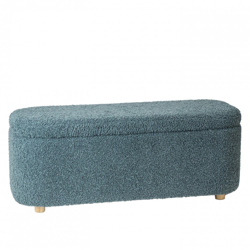 Pouf PRAGUE – Sitzbank mit Stauraum, aufklappbar