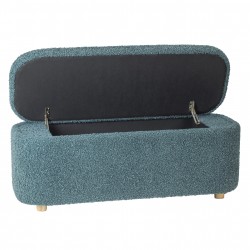 Pouf PRAGUE – Sitzbank mit Stauraum, aufklappbar