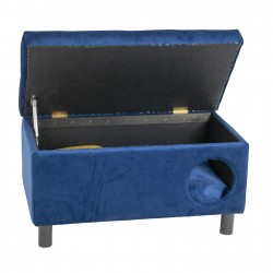 Pufa otwierana z legowiskiem, domek dla psa, królika lub kota