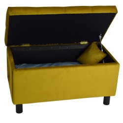 Sitzpouf mit integriertem Haustierbett