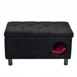 Pufa otwierana z legowiskiem dla psa lub kota