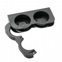 Magic Holder – Doppel-Wandhalterung für Hotelseifen und Spender (Schwarz)