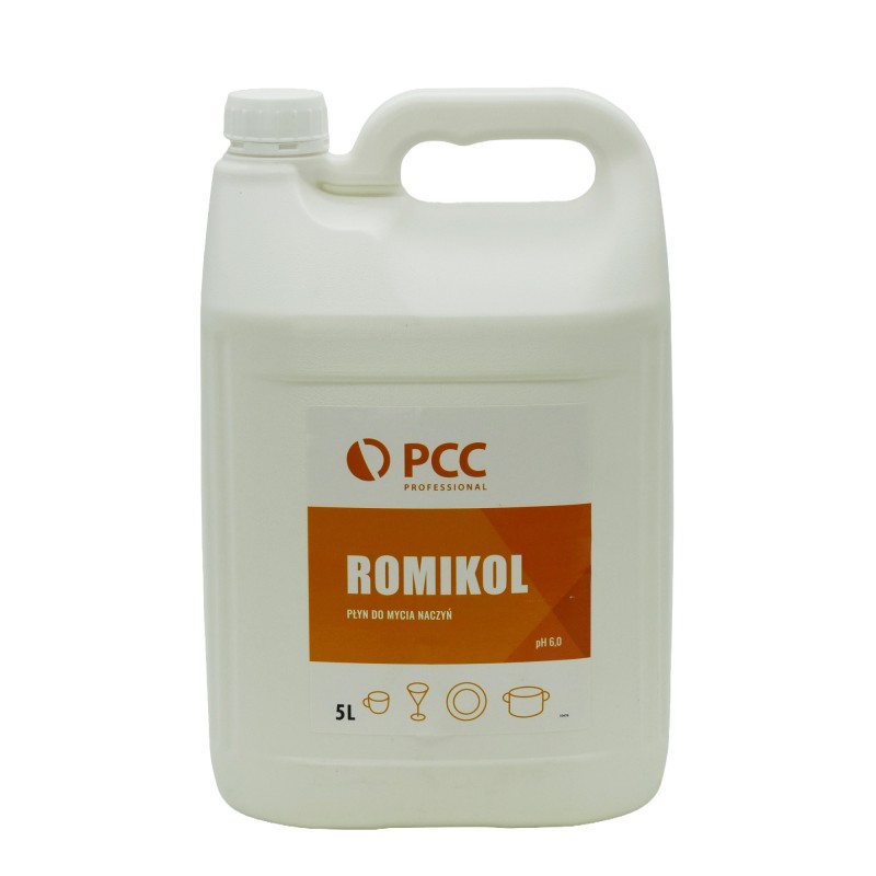 Płyn do mycia naczyń cytrynowy ROMIKOL  PCC Professional 5L