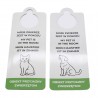 Hotel-Türschild „Haustier im Zimmer” – Pet Friendly 100stuck