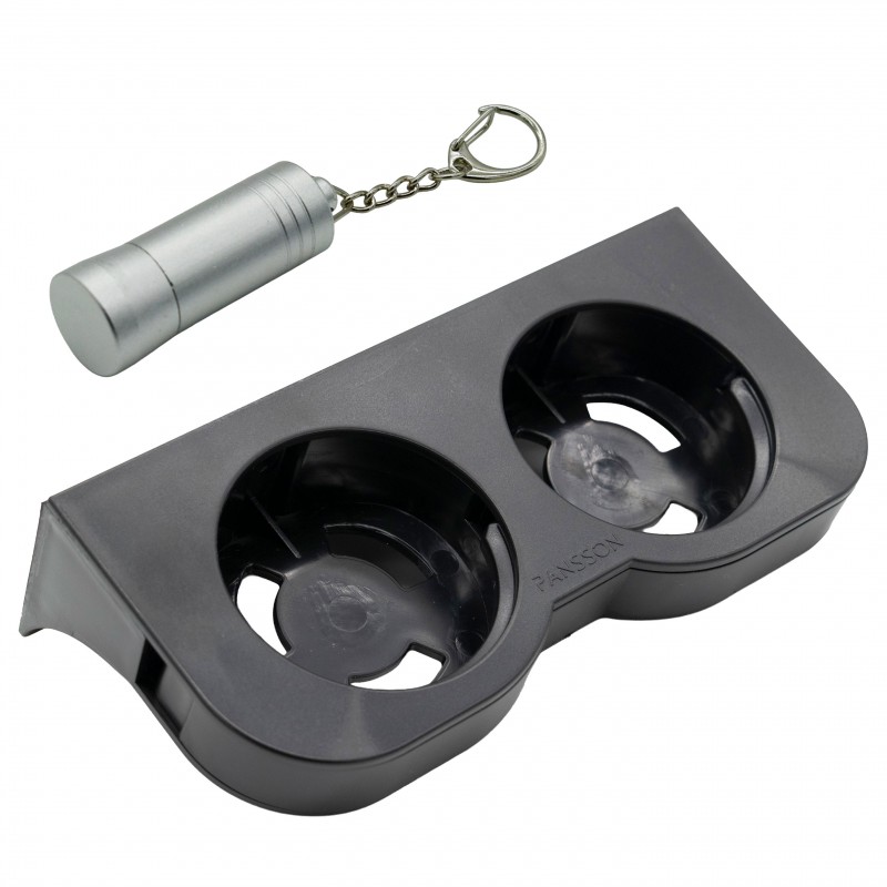 Set: Magic Holder Doppelhalterung für Kosmetik 2x 400 ml + Magnetschlüssel