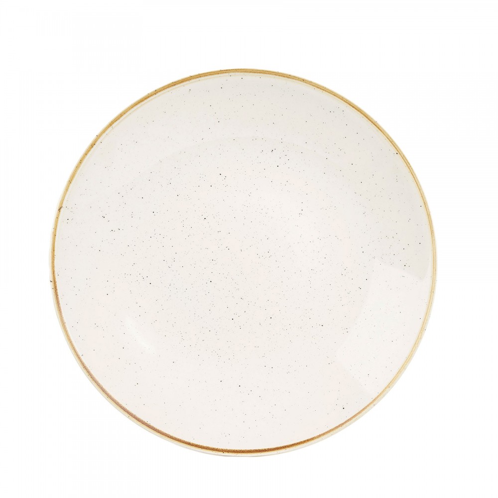 Talerz porcelanowy płaski 28,8 cm Evolve STONECAST BARLEY WHITE