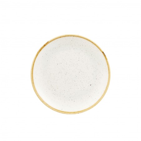 Talerz porcelanowy płaski 16,5 cm Evolve STONECAST BARLEY WHITE
