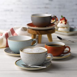 Filiżanka biała porcelana średnica 11 cm Evolve STONECAST BARLEY WHITE