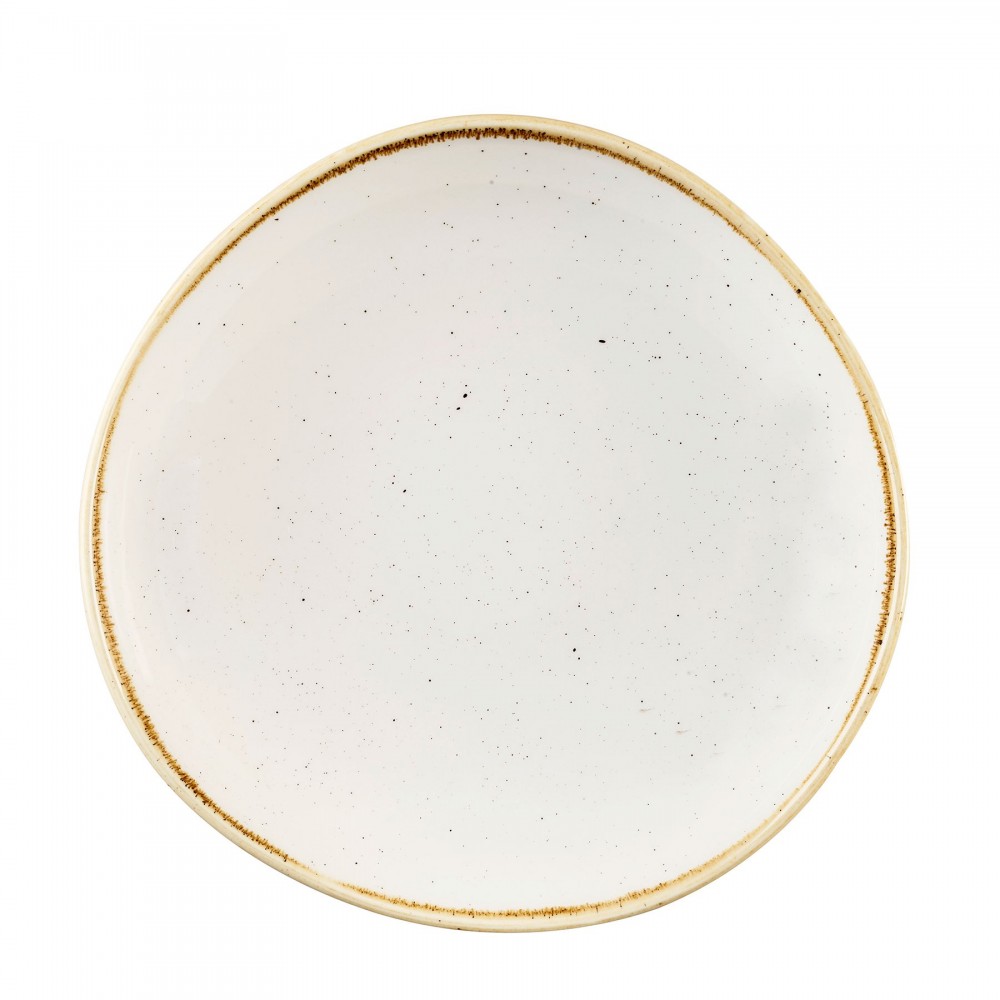 Talerz porcelanowy płaski 18,6 cm CHURCHILL STONECAST BARLEY WHITE