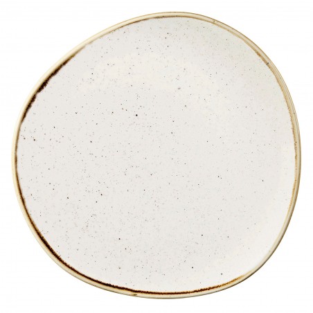 Talerz porcelanowy płaski 18,6 cm CHURCHILL STONECAST BARLEY WHITE