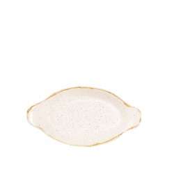 Okrągłe naczynie z uszami CHURCHILL STONECAST BARLEY WHITE
