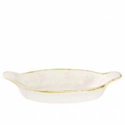 Okrągłe naczynie z uszami CHURCHILL STONECAST BARLEY WHITE