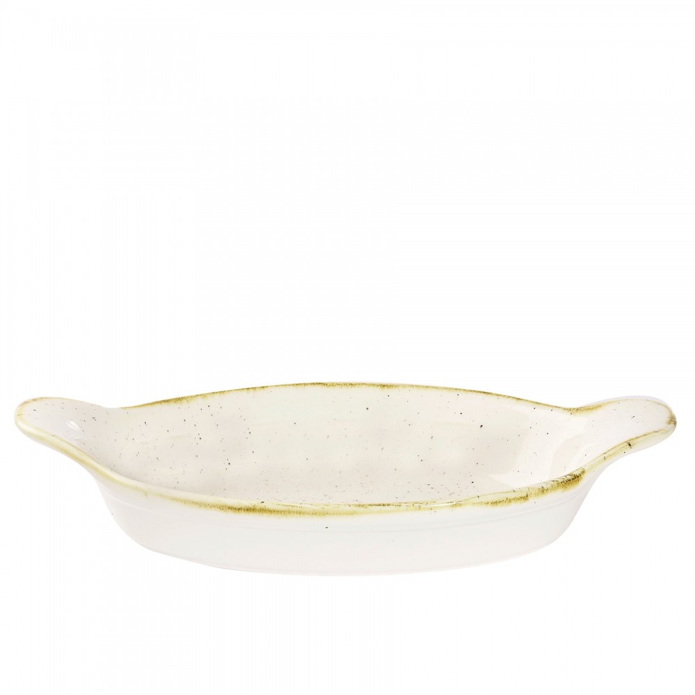 Okrągłe naczynie z uszami CHURCHILL STONECAST BARLEY WHITE