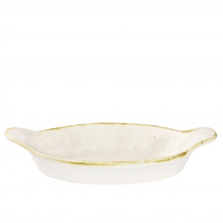 Okrągłe naczynie z uszami CHURCHILL STONECAST BARLEY WHITE