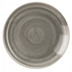Talerz płaski średnica 32,4 cm  porcelana Churchill Stonecast Peppercorn Grey