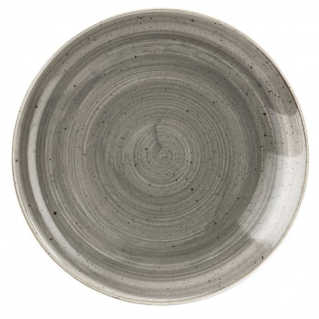 Talerz płaski średnica 32,4 cm  porcelana Churchill Stonecast Peppercorn Grey