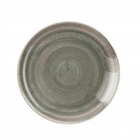 Talerz płaski średnica 32,4 cm  porcelana Churchill Stonecast Peppercorn Grey