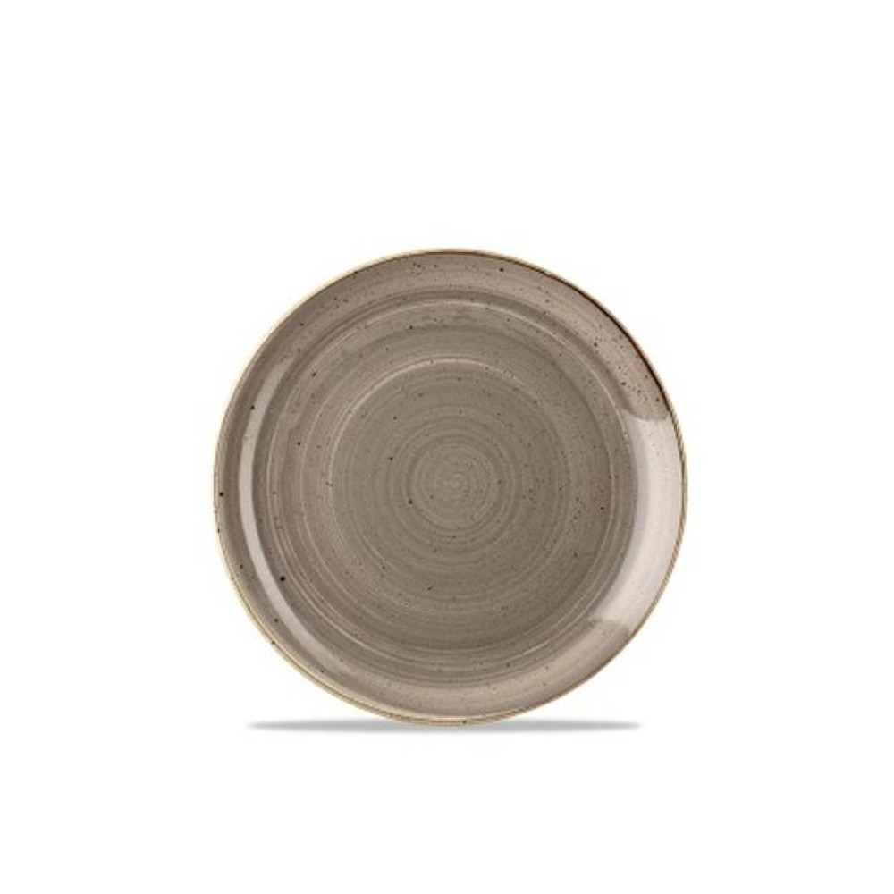 Talerz płaski średnica 32,4 cm  porcelana Churchill Stonecast Peppercorn Grey