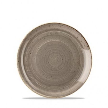 Talerz płaski średnica 32,4 cm  porcelana Churchill Stonecast Peppercorn Grey