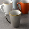 Porzellan |  Filiżanka szara porcelana średnica 9,5 cm