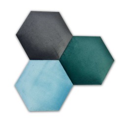 Panel ścienny 3D Hexagon tapicerowany, do własnego montażu