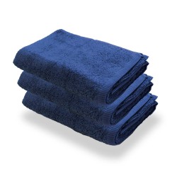 Granatowe Ręczniki Hotelowe Rimini 100% bawełna 500 g/m2