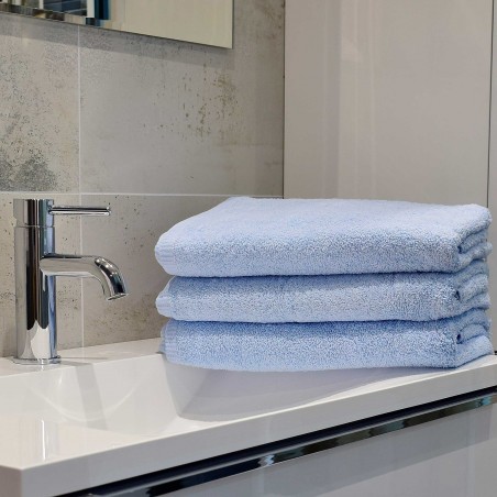 Hotel Handtuch Rimini blau Hotelqualität 100% aus Baumwolle 500 g/m2 Hotel Handtuch Rimini blau Hotelqualität 100% aus Baumwolle 500 g/m2
