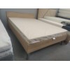 Bett mit Paneel, Farbe Sonoma Eiche + Matratze 160x200cm