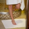 Ręcznik łazienkowy Stopka biały frotte, 100% bawełna 500 g/m2