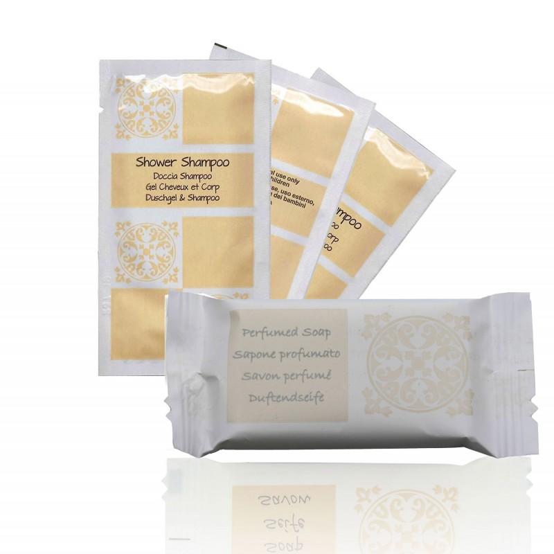 Acanto Shampoo und Duschgel 2in1 Sachet 10ml 100 Stk. und Seife 14g 100 Stk.