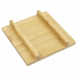 Kosmetik-Tablett Bambus 15x15cm