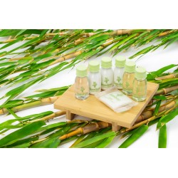 Kosmetik-Tablett Bambus 15x15cm