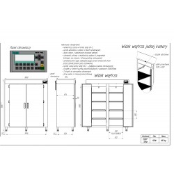 Kleiderschrank, Ozonierungskammer DM3360 (doppelt)