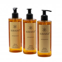 Szampon, żel, mydło 3w1 Havana w okrągłej butelce 300ml
