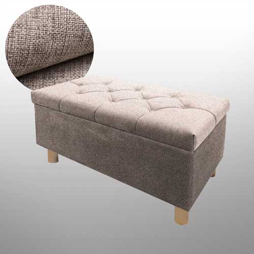 Modernen, stilvollen und praktischen Sitzpuff mit Stauraum